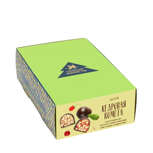  Кедровая комета Ассорти (9429) (классика, клюква, шишка, земляника), 540г   в Ялте