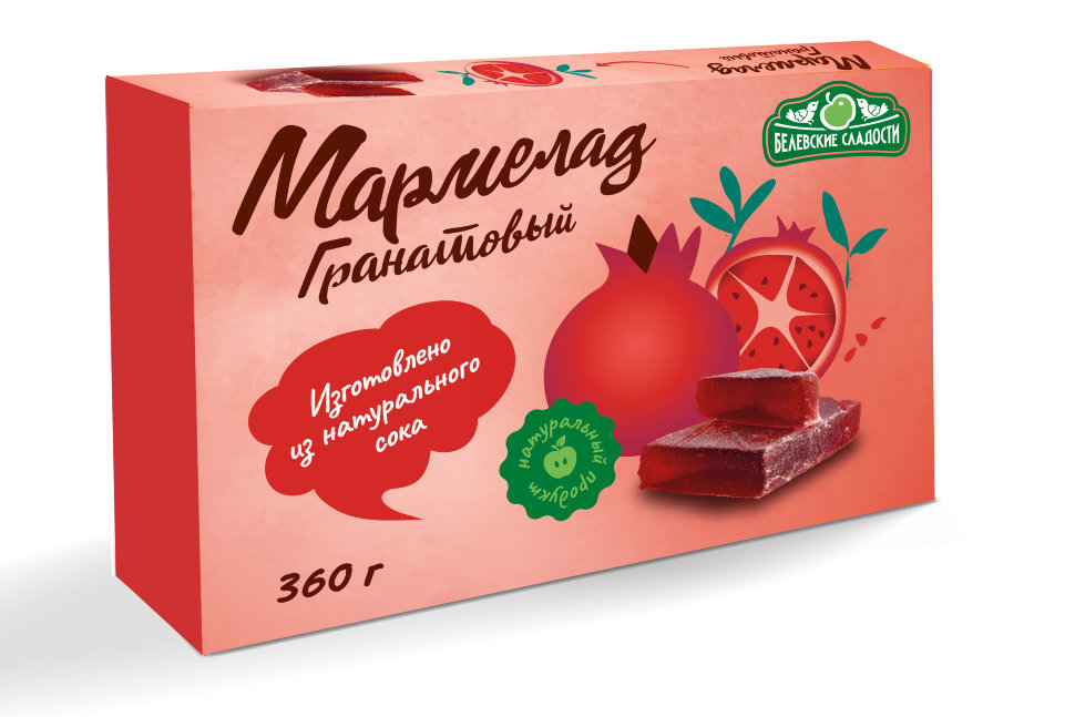  Мармелад  "Гранатовый" белевский 360г  в Ялте