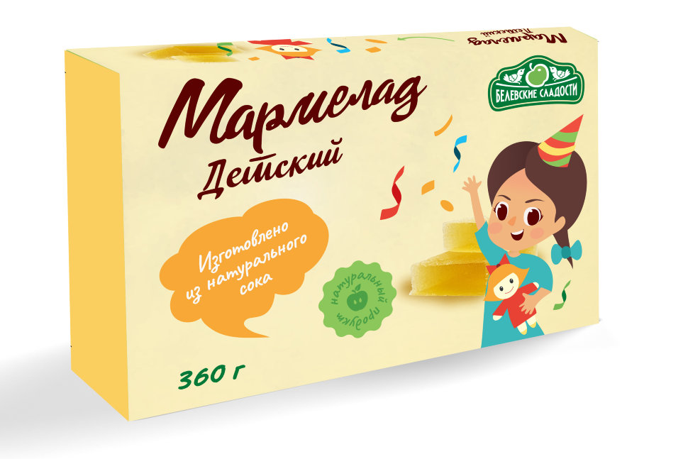  Мармелад  "Детский" белевский 360г   в Ялте