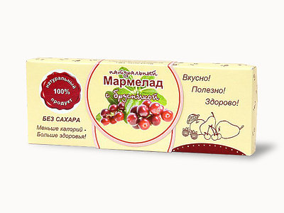  Мармелад натуральный "Брусника" 140г в Ялте