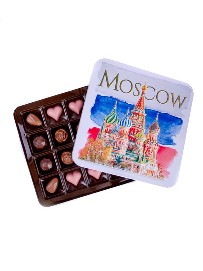  TM LORD Конфеты шоколадны MOSCOW(металлическая коробка)195г) в Ялте