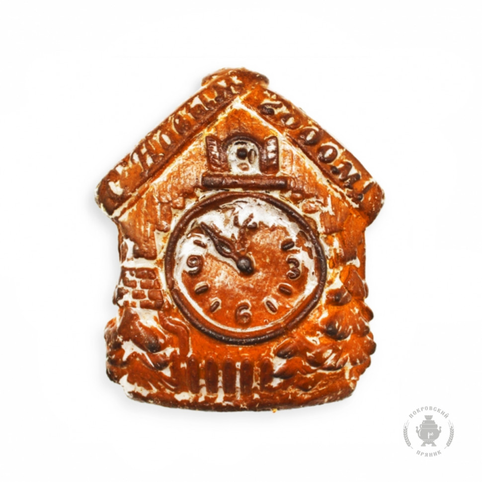  Пряник печатный  Часы, 300г(начинка сгущёнка+орех) в Ялте