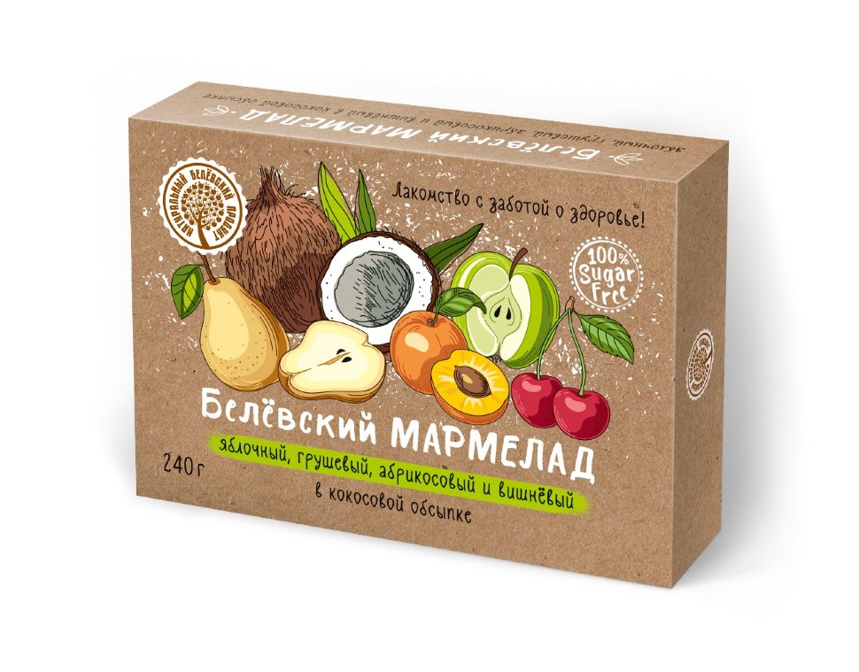  Мармелад белевский на фруктозе 240г  в Ялте