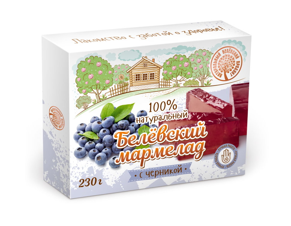  Мармелад белевский "Черника" 230г в Ялте