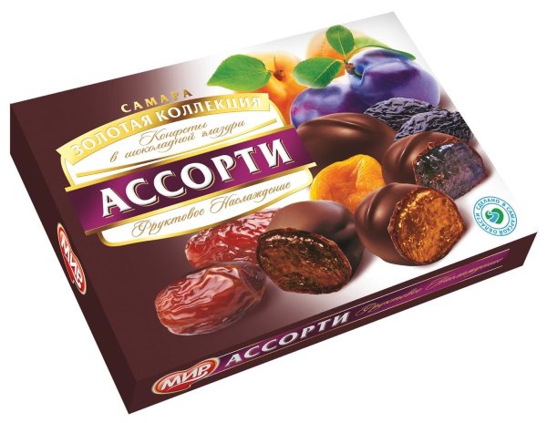 №2 КФ МИР Фруктовое наслаждение (набор шоколадных конфет) 170г в Ялте