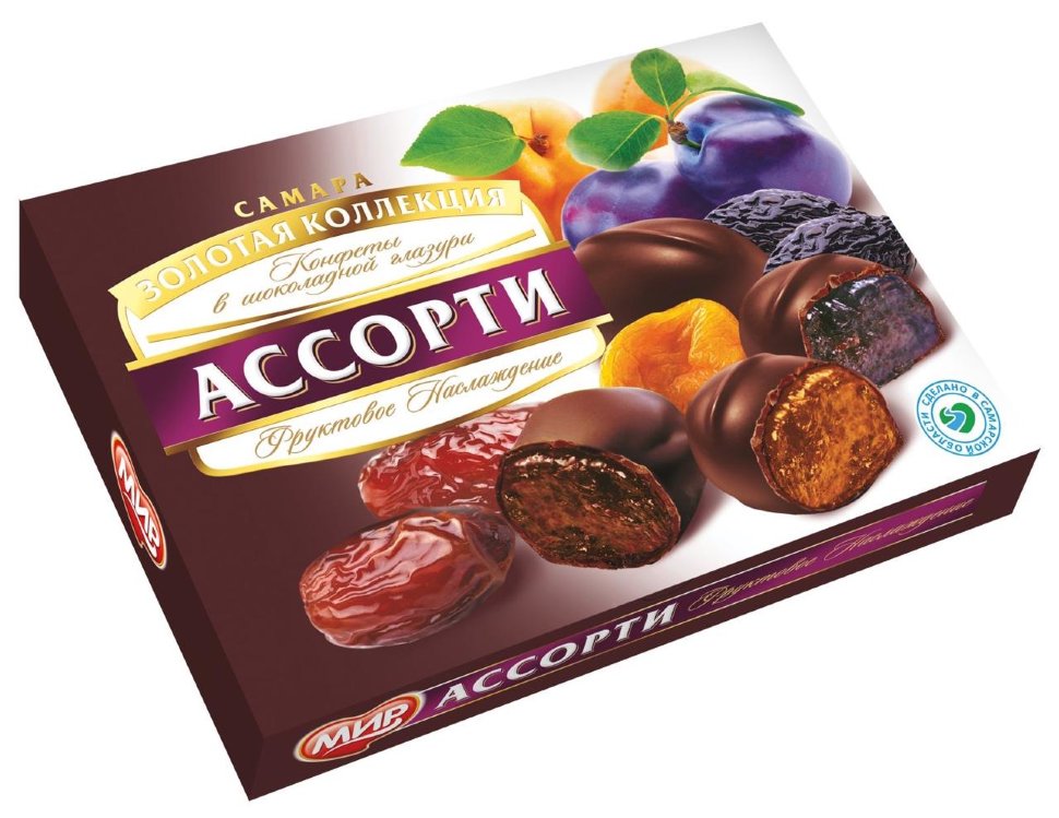  КФ МИР Фруктовое наслаждение (набор шоколадных конфет) 170г в Ялте