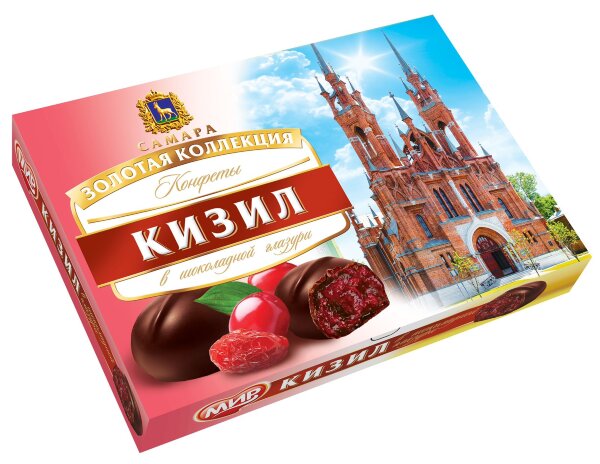 №2 КФ МИР Кизил в шоколадной глазури 160г в Ялте